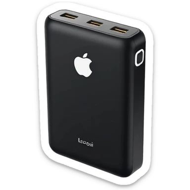 Electric portable power bank charger sticker