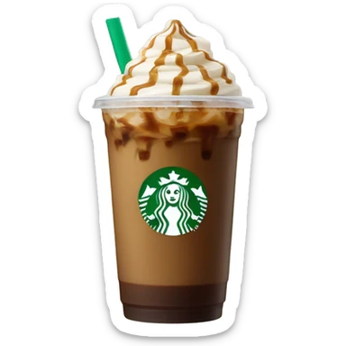 starbucks iced coffee sticker