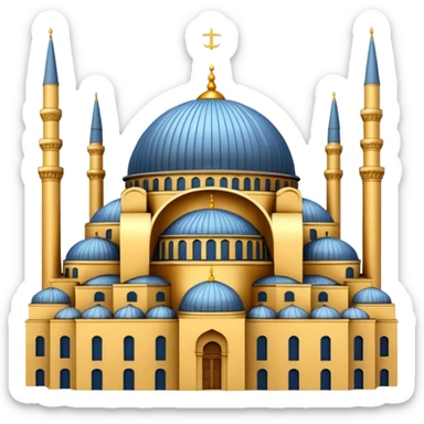 Hagia Sophia  in a emoji  sticker
