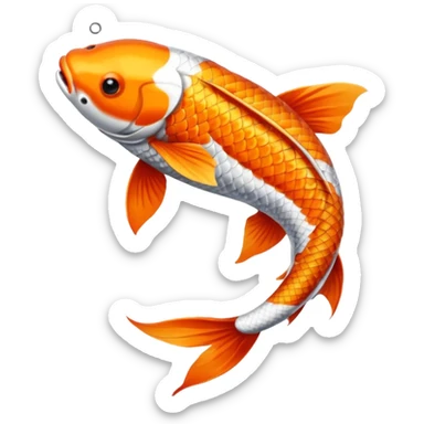 koi fish sticker