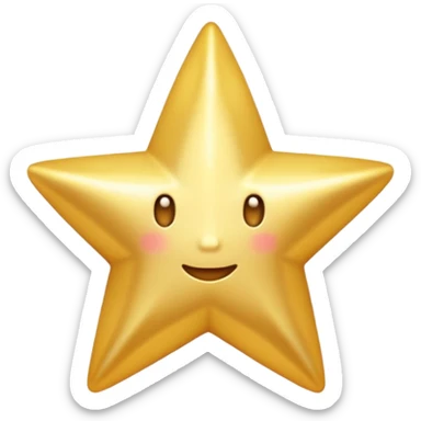 Aesthetic star sticker