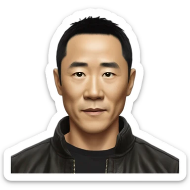 Jet Li Realism  sticker