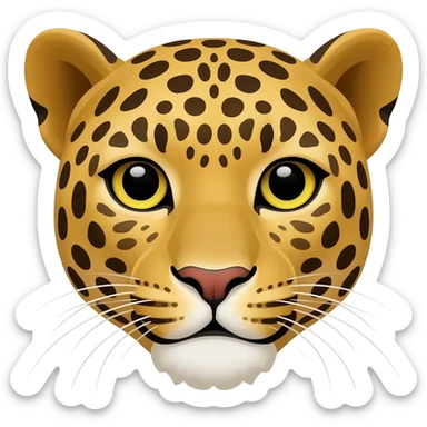 Emoji de pantera sticker