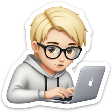 Indie hacker setup sticker