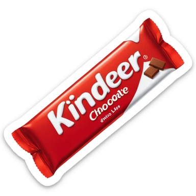 Le chocolat Kinder  sticker