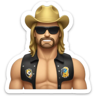 wwf macho man sticker