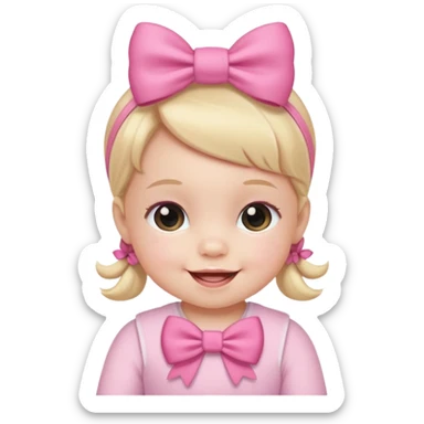 🥺👶🏻🎀 sticker