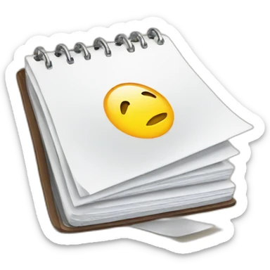 weekly agenda sticker