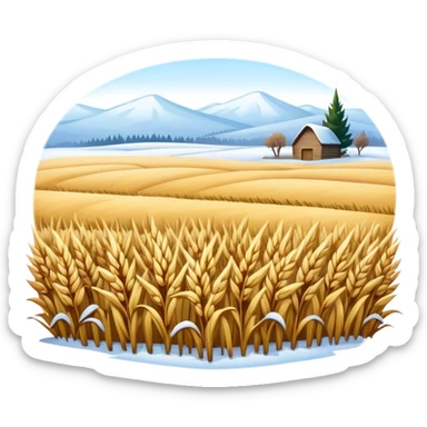 winter rye  sticker