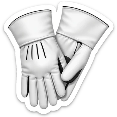 gloves: blancos sticker