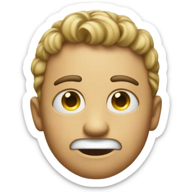 Emoji Face with a stars emoji instead of eyes sticker