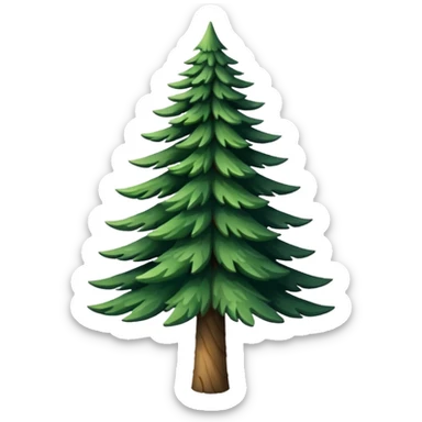 pine tree sticker