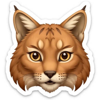 Tête de lynx sticker