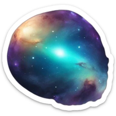 Space galaxy sticker