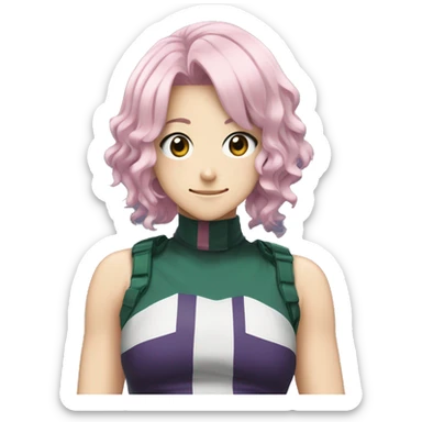 Mina Ashido from my hero academia sticker