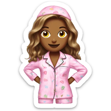 Victoria Secret pyjama sticker