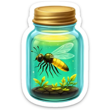 a Firefly in a Jar sticker
