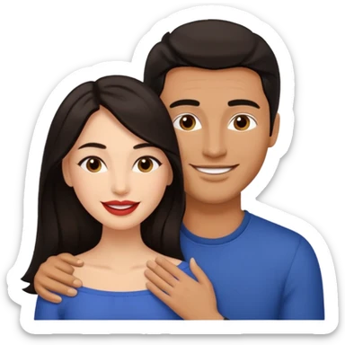 Homem chupando os peitos de uma mulher sticker