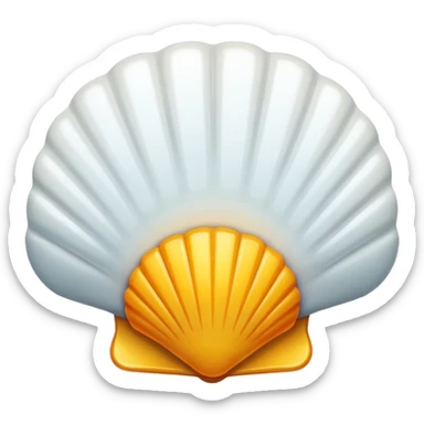 Shell WHITE JUST WHITE sticker