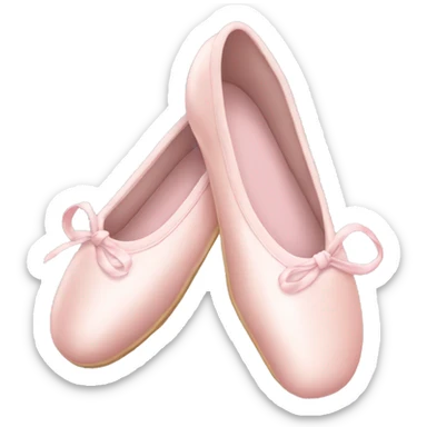Pale pink ballet shoes sticker