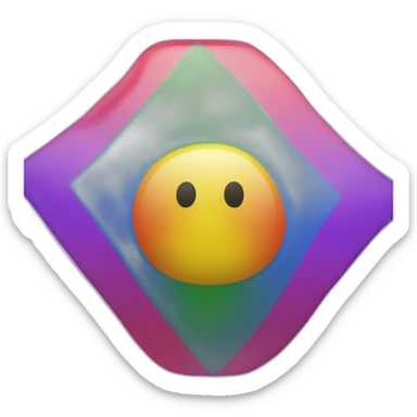 Unlabeled lgbt flag sticker