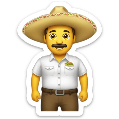 tacos callejeros sticker