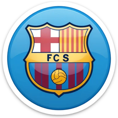 barca logo sticker