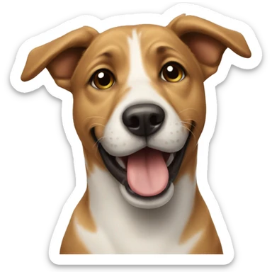 Dog happy  sticker