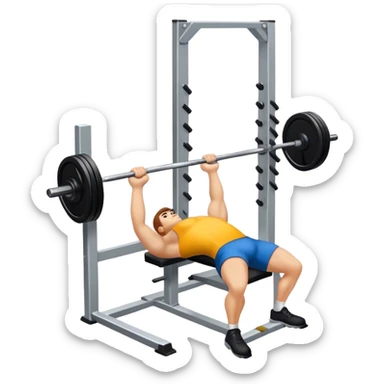 close-grip flat-benchpress sticker