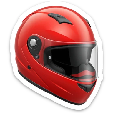 Red motorcycle helmet



































 sticker