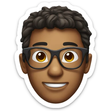 Spiderman mask using glasses sticker