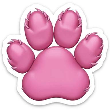 cat paw sticker