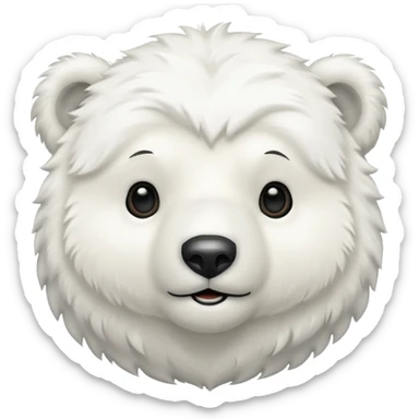 a baby polar bear



















 sticker