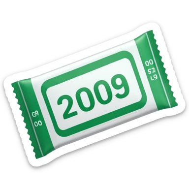 lotery ticket sticker