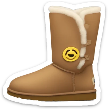 Ugg boots light brown sticker