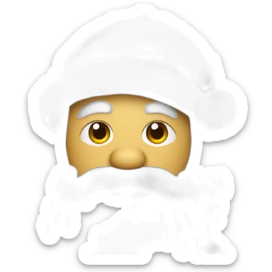 Pere noel qui bois de la bière  sticker