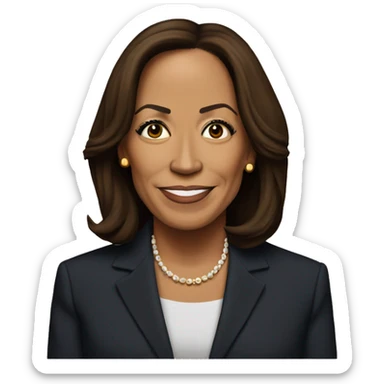 Donald trump Kamala Harris  sticker