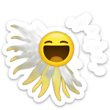 sun light yellow sticker