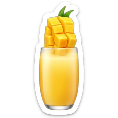mango juice sticker