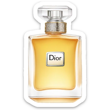 Dior perfume sticker