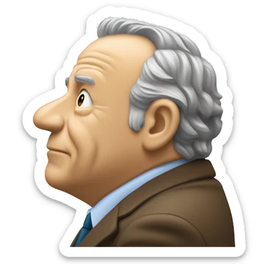 old rc sproul stting in chair side profile sticker