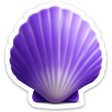 purple tower shell sticker