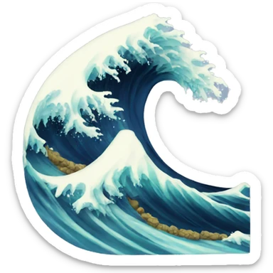 wave sticker
