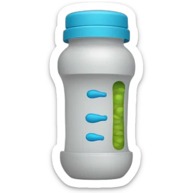 Protein shaker sticker