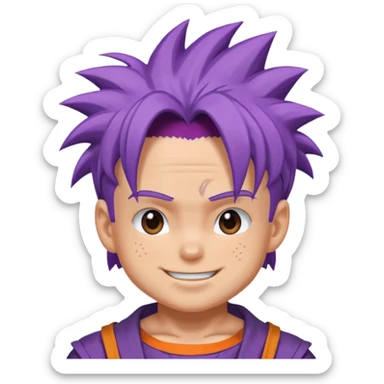 Trunks from DBZ nodding sticker