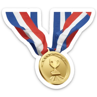 2024 Paris Olympic 1st Medal sticker