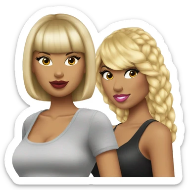 Taylor swift & Nicki Minaj  sticker