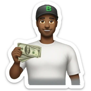 Dinero recibido sticker