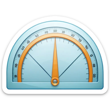 "📏" This emoji is for ruler. Then make an emoji for protractor. Which is real emoji type like the give sticker