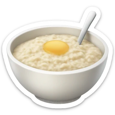 Bowl of porridge sticker